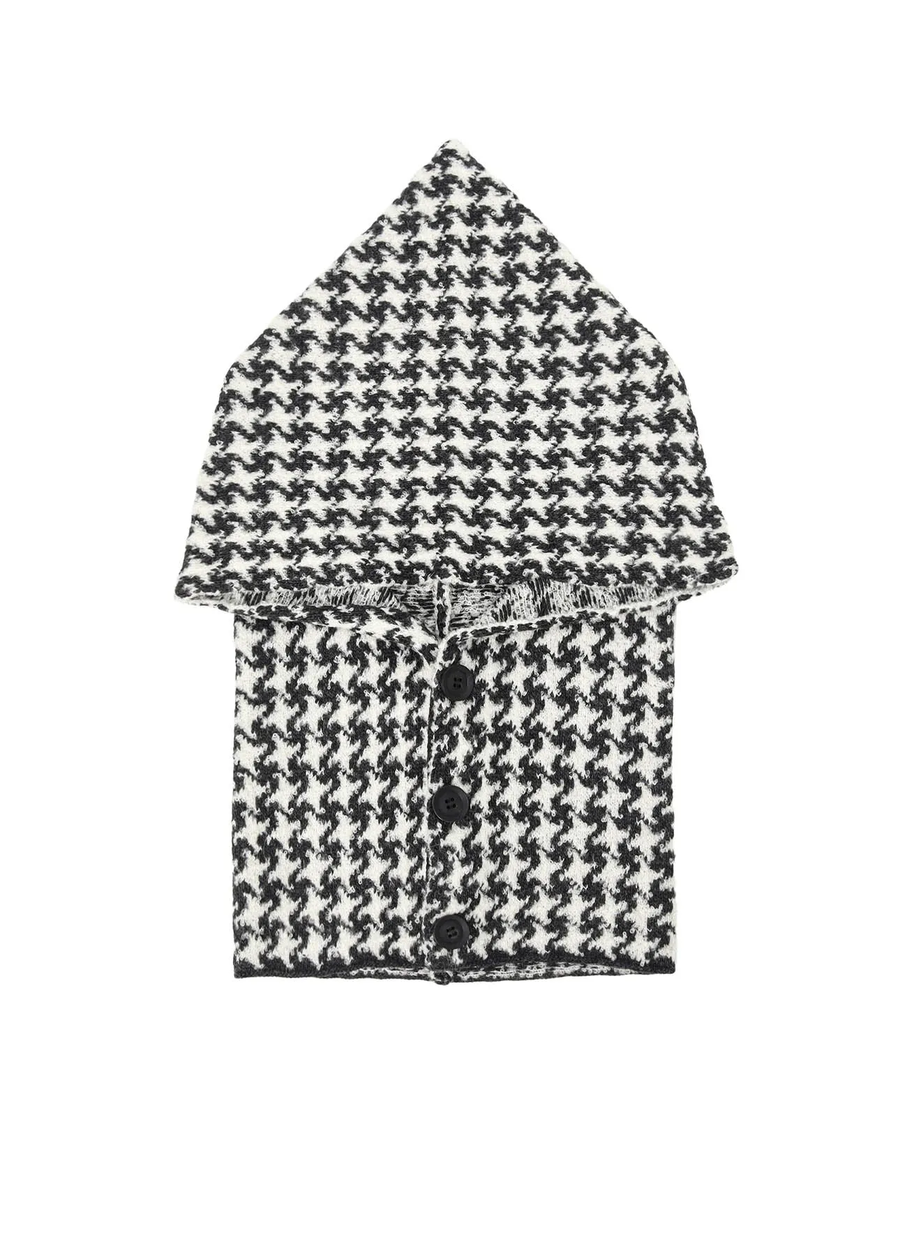 HOUNDSTOOTH L BALACLAVA sold by Yohji Yamamoto