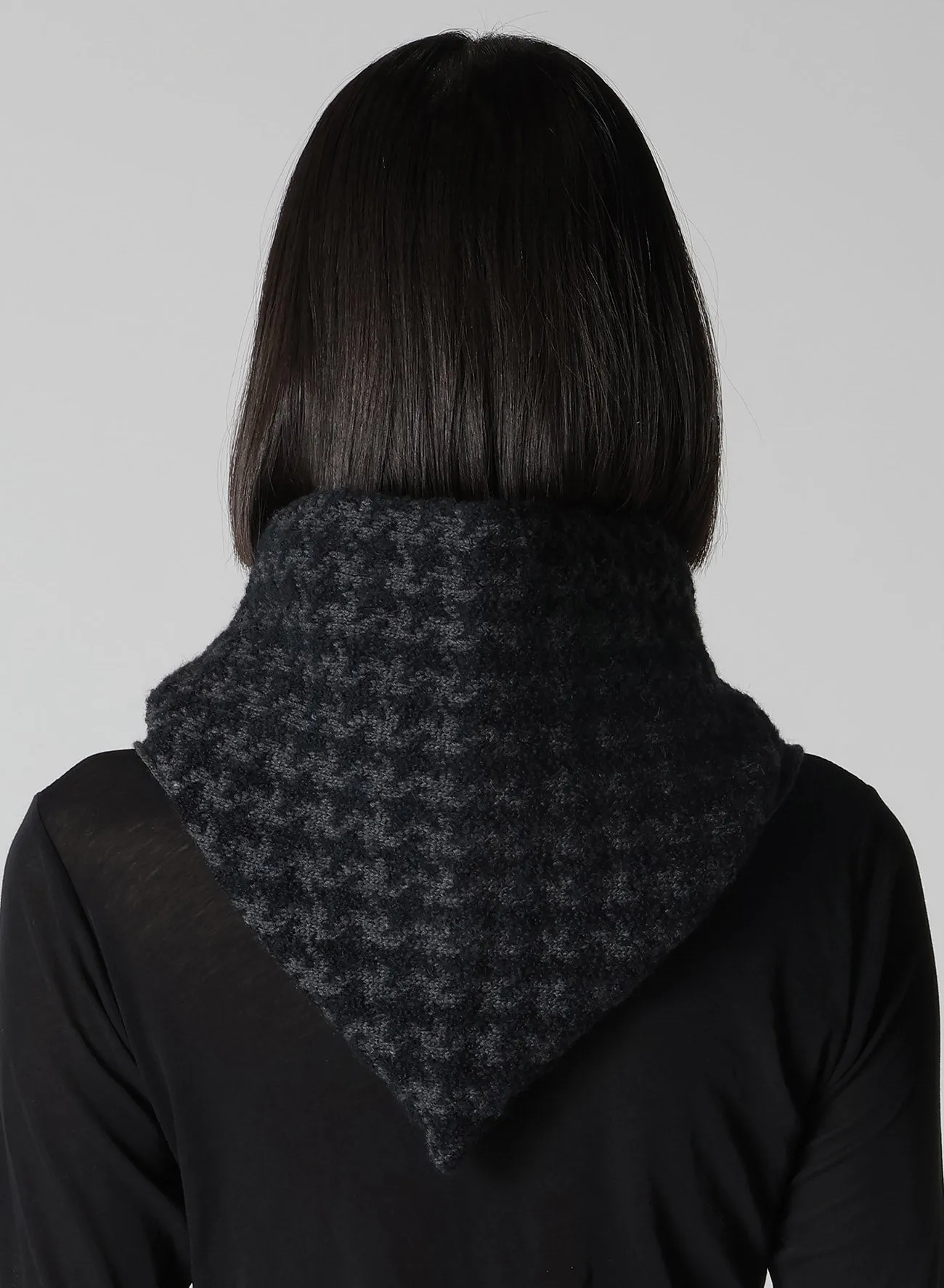 HOUNDSTOOTH L BALACLAVA sold by Yohji Yamamoto product image thumbnail 5