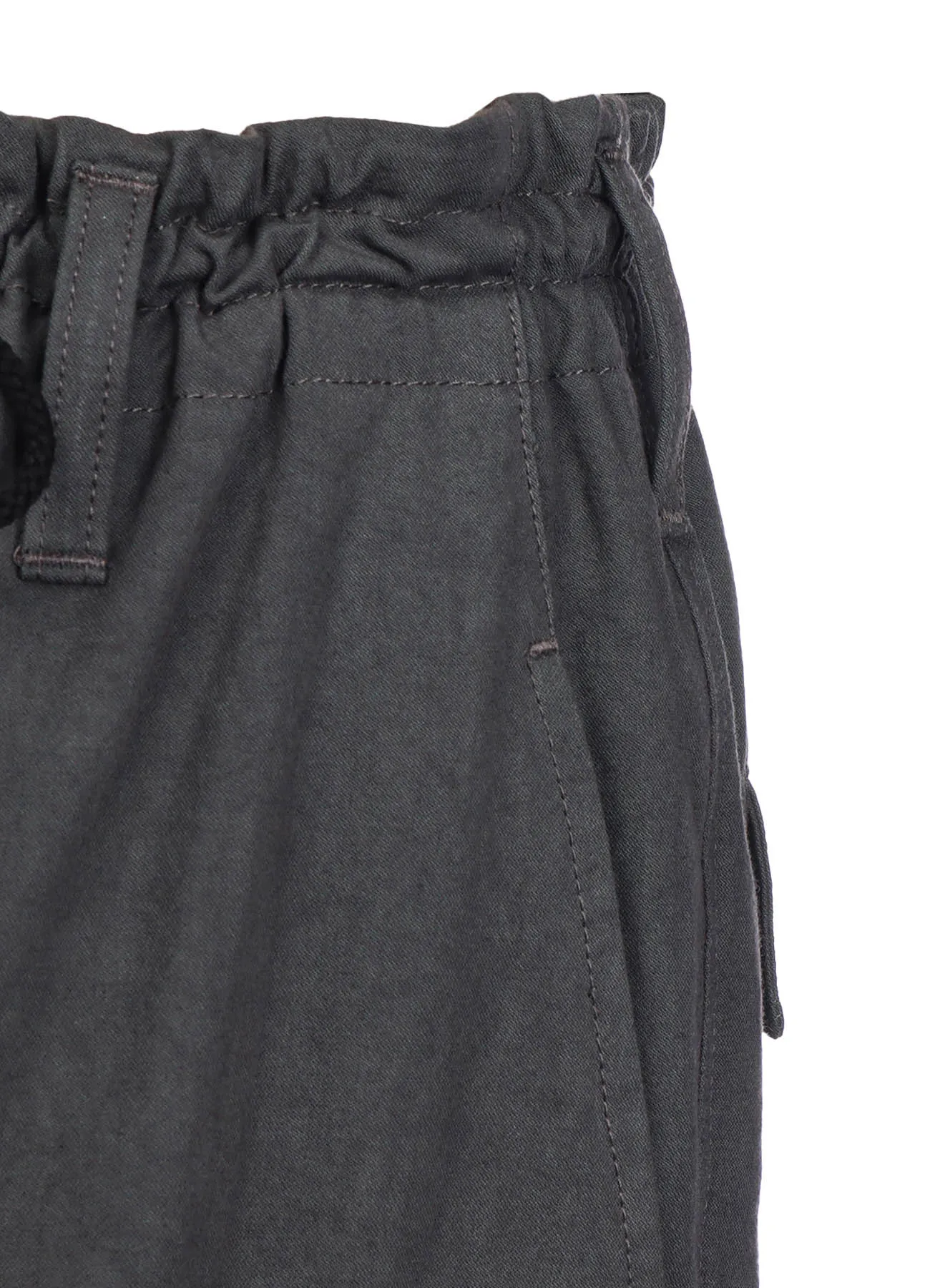 COTTON ZAZA CROSS WA RIBBED HEM CARGO PANTS sold by Yohji Yamamoto product image thumbnail 5