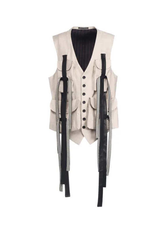 LONG BELT ARMY VEST made by Yohji Yamamoto