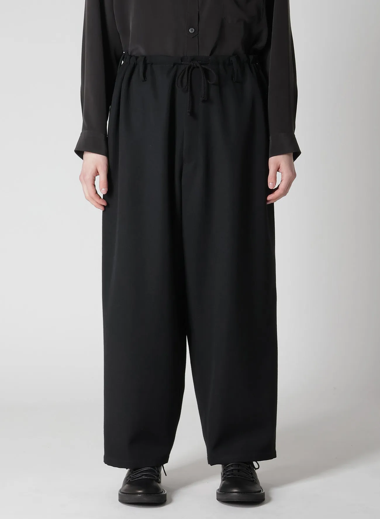 ARMY GABARDINE WASTE STRING PANTS sold by Yohji Yamamoto product image thumbnail 2