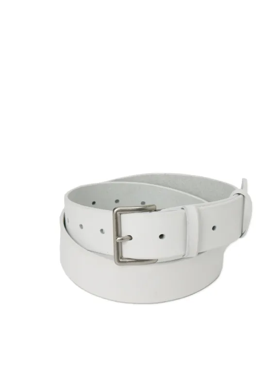 THICK SMOOTH LEATHER 35MM BELT made by Yohji Yamamoto