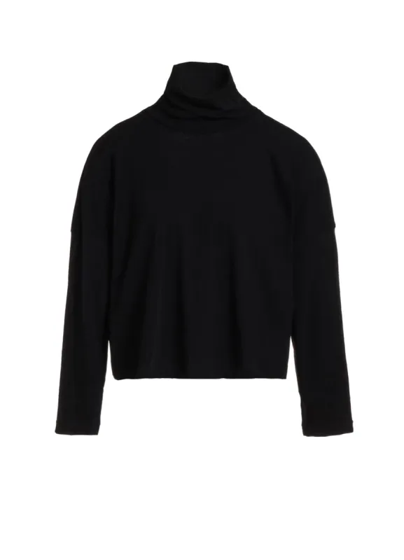 40/-HARD TWIST JERSEY SHORT HIGH NECK T sold by Yohji Yamamoto