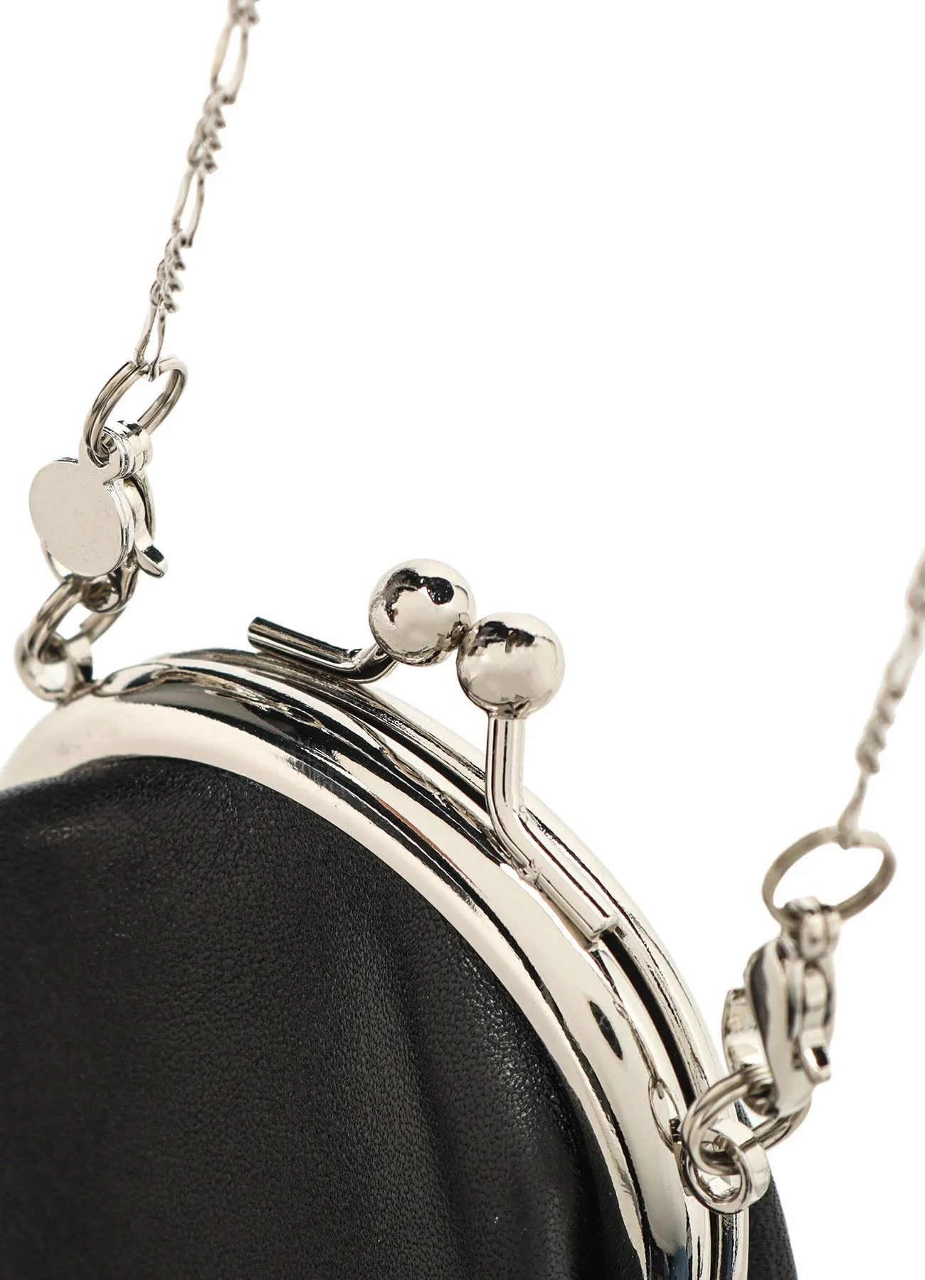 SEMI-GLOSS SMOOTH LEATHER CLASP NECKLACE S sold by Yohji Yamamoto product image thumbnail 5