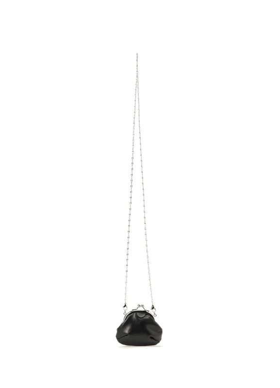 SEMI-GLOSS SMOOTH LEATHER CLASP NECKLACE S sold by Yohji Yamamoto