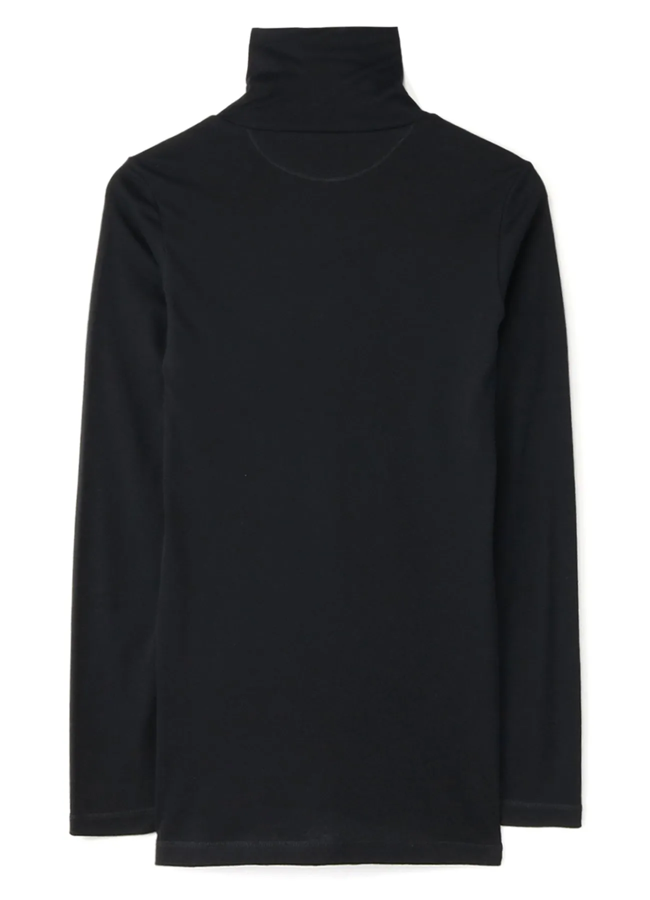 60/- COTTON SOFT RIB JERSEY HIGH NECK LONG SLEEVE SHIRT sold by Yohji Yamamoto product image thumbnail 3