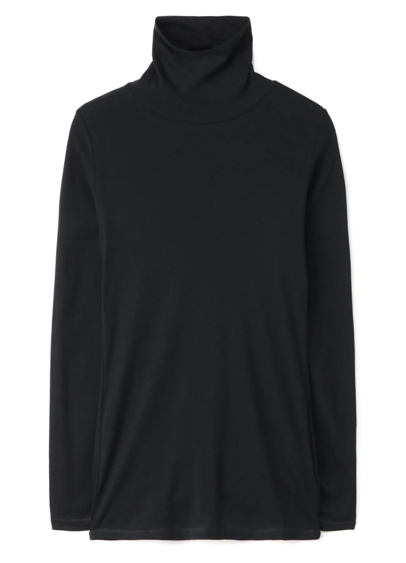 60/- COTTON SOFT RIB JERSEY HIGH NECK LONG SLEEVE SHIRT sold by Yohji Yamamoto product image thumbnail 2