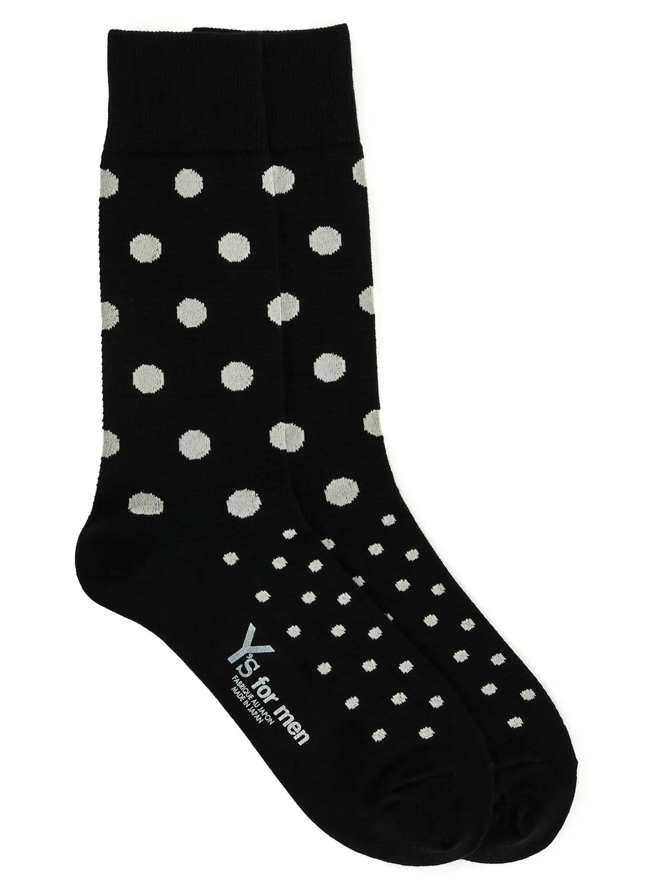 COTTON ACRYLIC NYLON LATTICE DOT SOCKS sold by Yohji Yamamoto product image thumbnail 2
