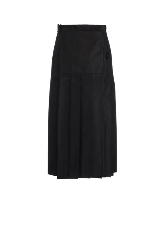 S/Pe TAFFETA PLEATS SKIRT made by Yohji Yamamoto