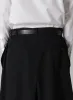WOOL GABARDINE STANDARD HAKAMA PANTS sold by Yohji Yamamoto