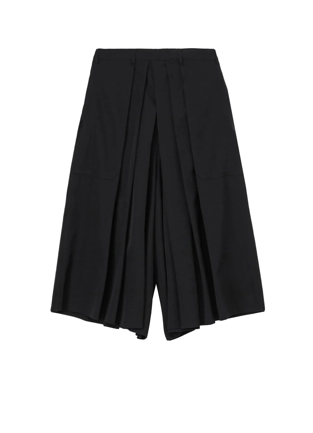 WOOL GABARDINE STANDARD HAKAMA PANTS sold by Yohji Yamamoto