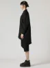 Cu WRINKLED TWILL R-DOUBLE PLACKET BLOUSE sold by Yohji Yamamoto