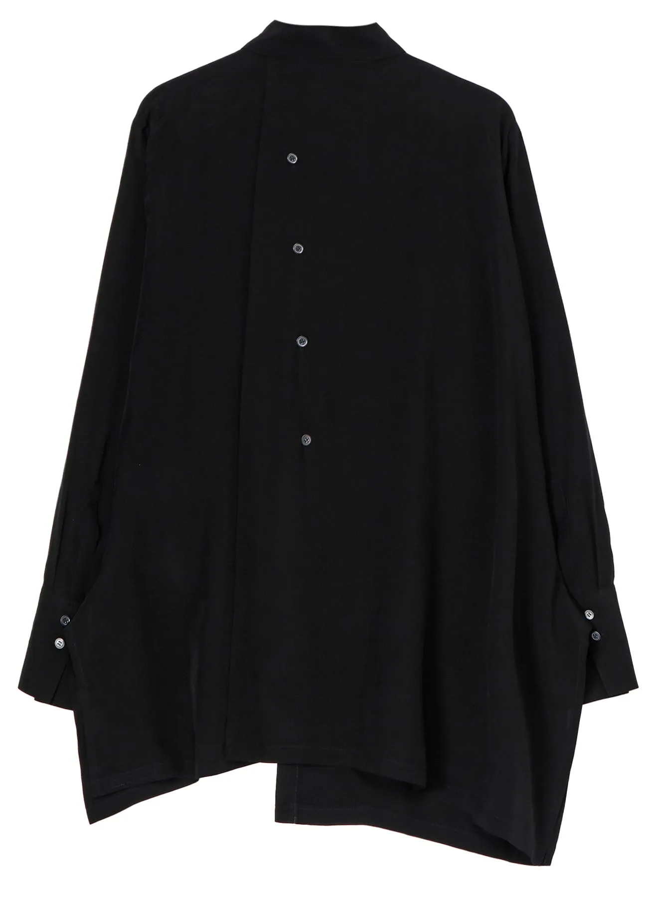 SPUN RY CLOTH R-ASYMMETRIC FLARE BLOUSE sold by Yohji Yamamoto product image thumbnail 4