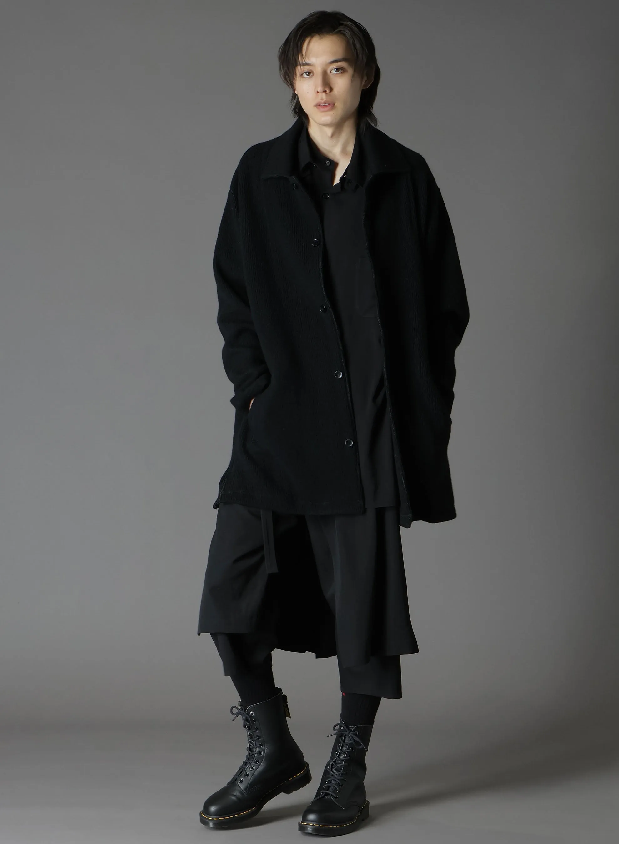 MERINO WOOL LONG CARDIGANS sold by Yohji Yamamoto product image thumbnail 2
