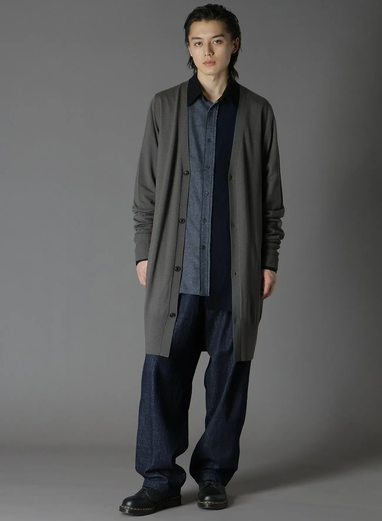 MERINO WOOL LONG CARDIGANS sold by Yohji Yamamoto product image thumbnail 2