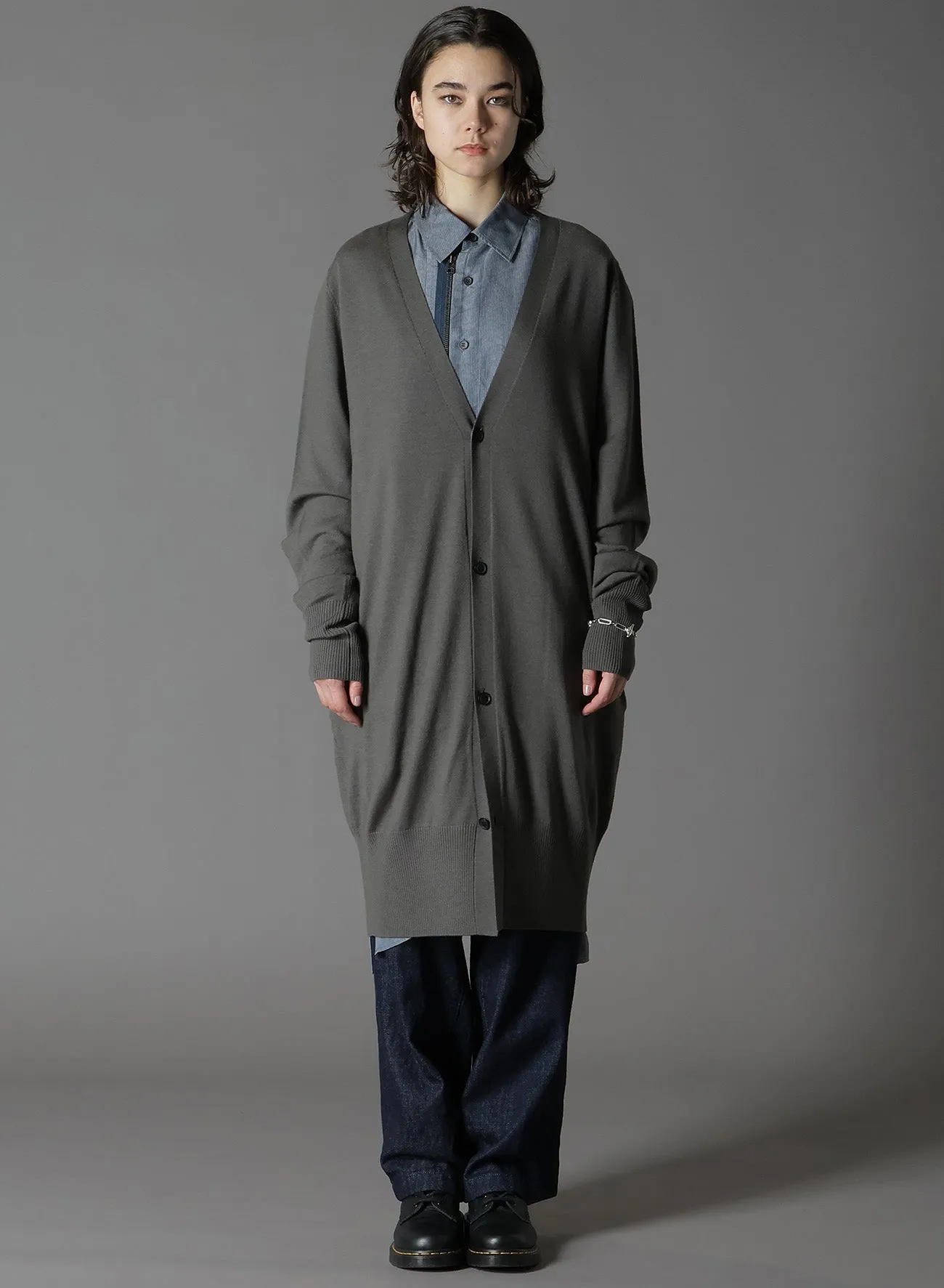 MERINO WOOL LONG CARDIGANS sold by Yohji Yamamoto product image thumbnail 3