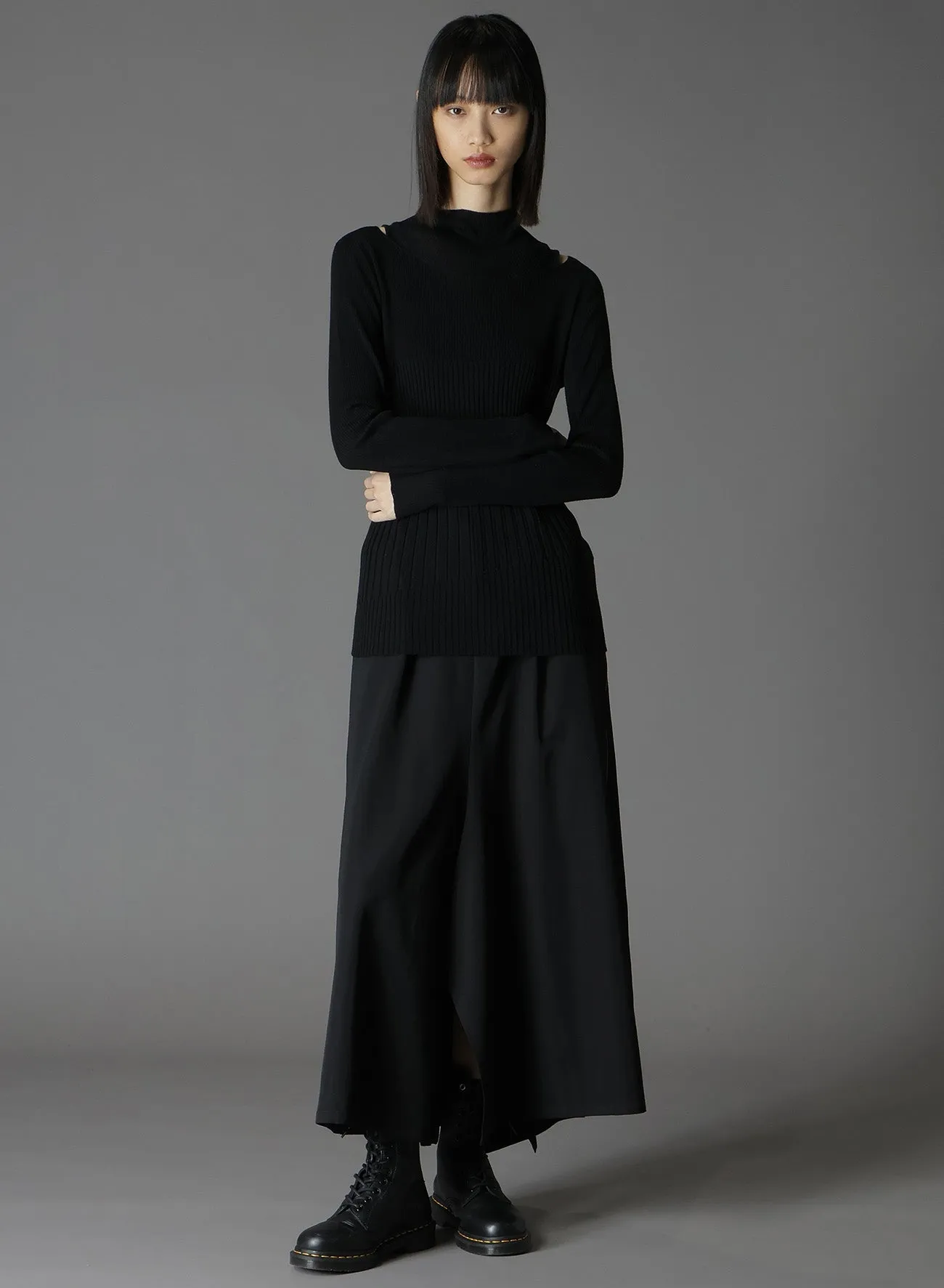 MERINO WOOL DESIGN TURTLENECK KNIT sold by Yohji Yamamoto product image thumbnail 2