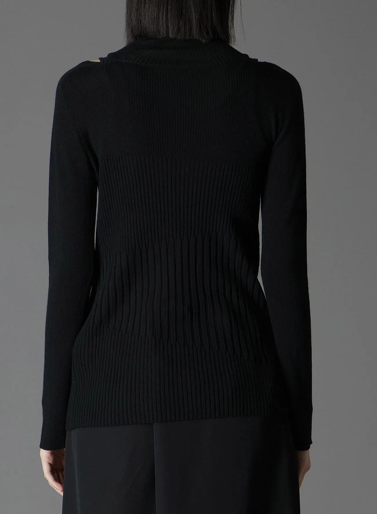 MERINO WOOL DESIGN TURTLENECK KNIT sold by Yohji Yamamoto product image thumbnail 5