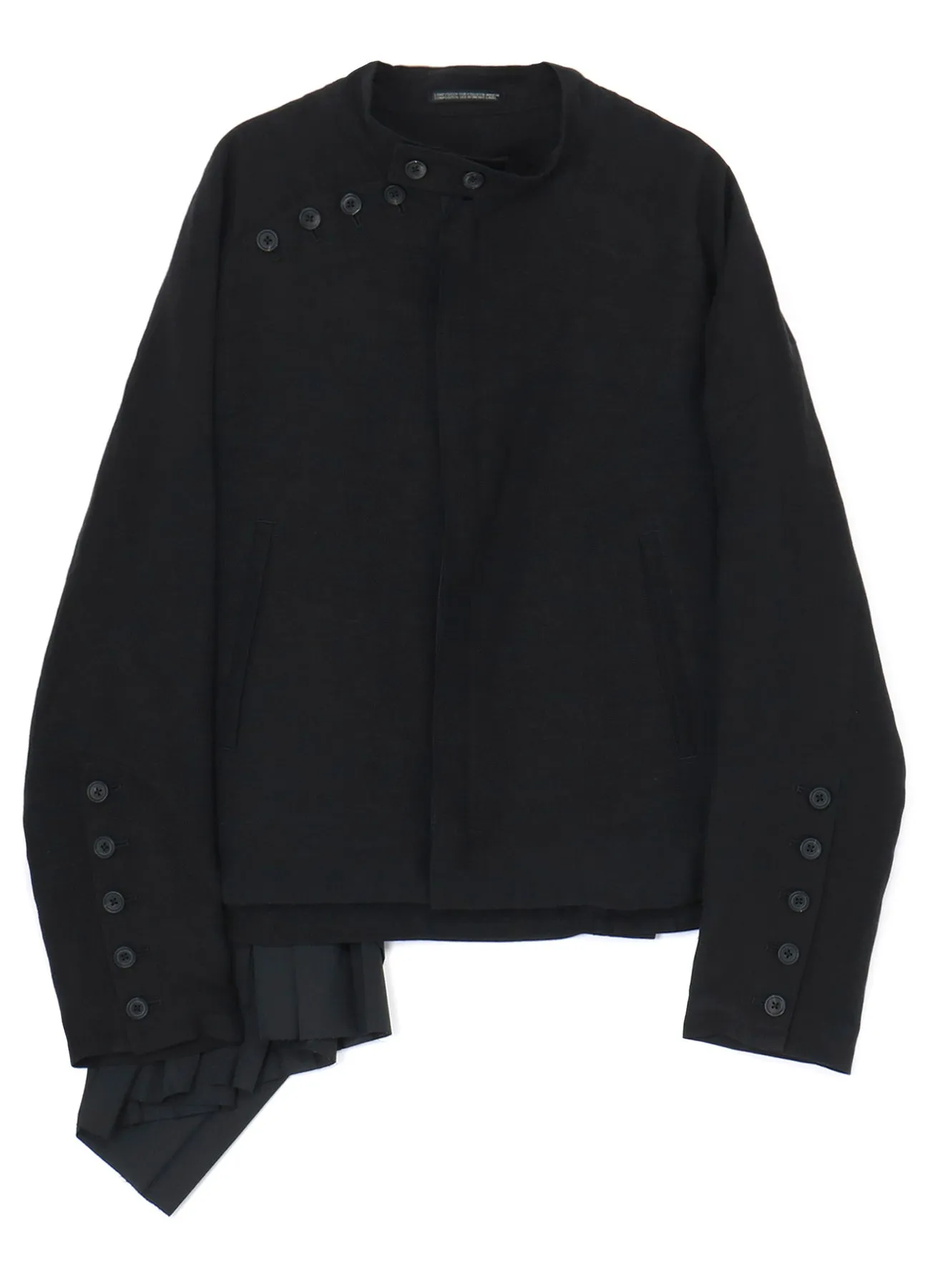 LI/RYCANVAS W-EMBROIDERY AND PLEATS JKT sold by Yohji Yamamoto product image thumbnail 3