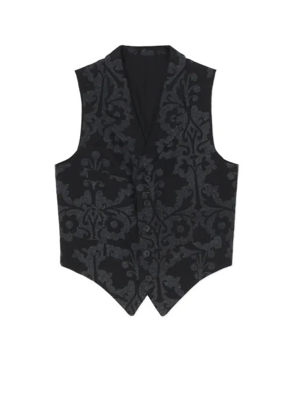INDIAN LEFT DECORATIVE CLOTH VEST sold by Yohji Yamamoto