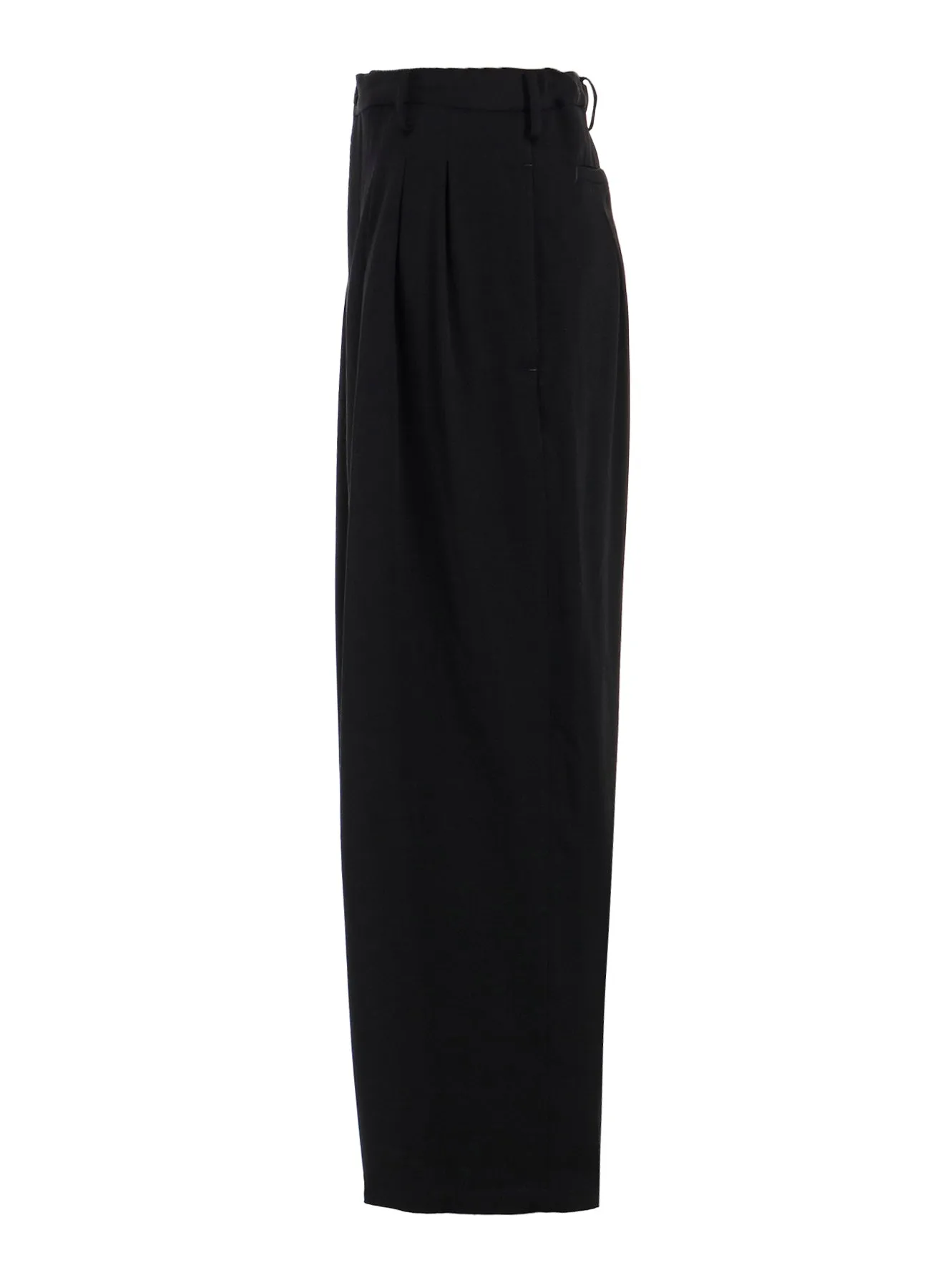 CASHMERE WEAVE 12TUCKS PANTS sold by Yohji Yamamoto product image thumbnail 3