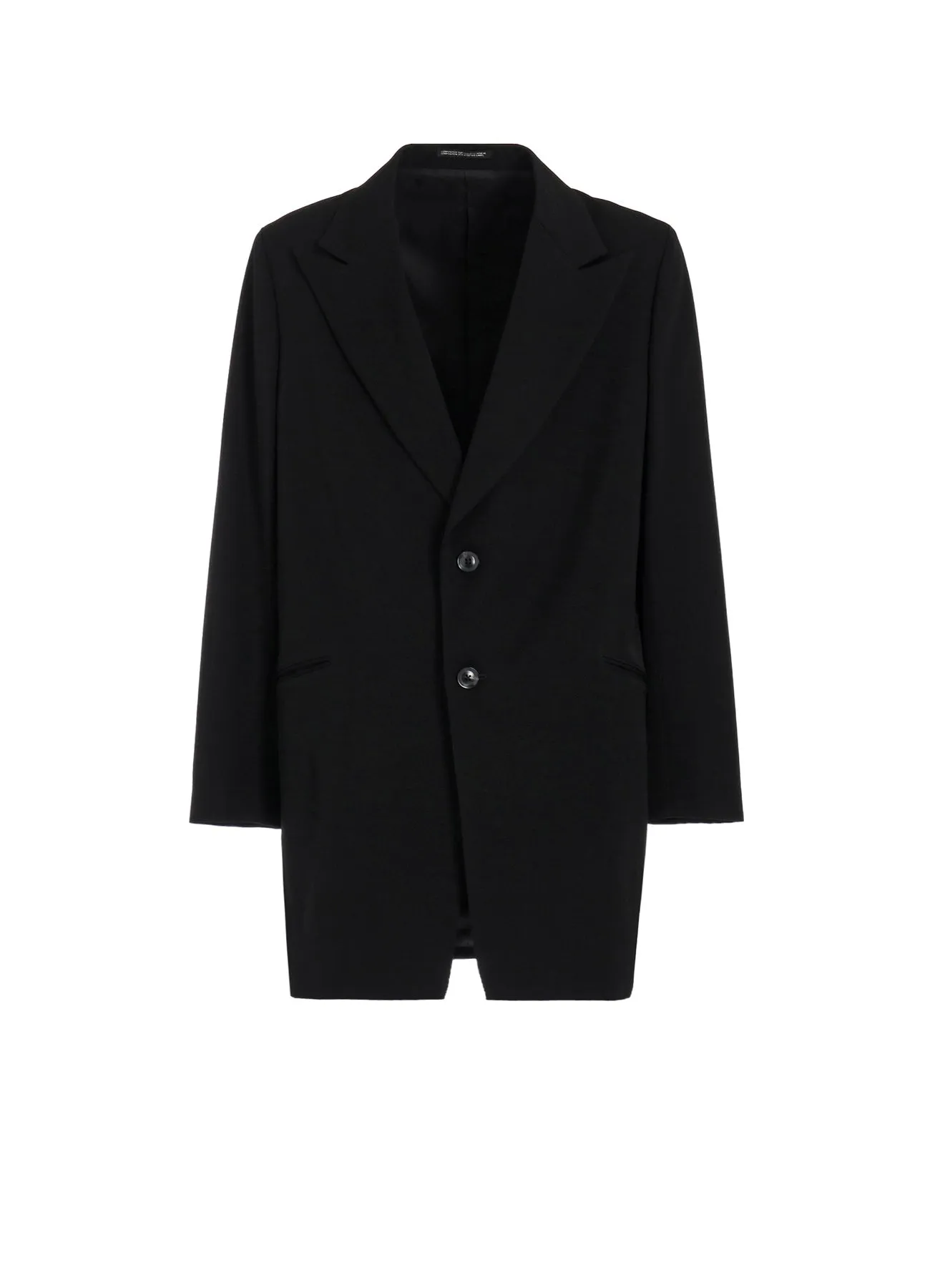 CASHMERE WEAVE PEAKED LAPEL JACKET sold by Yohji Yamamoto