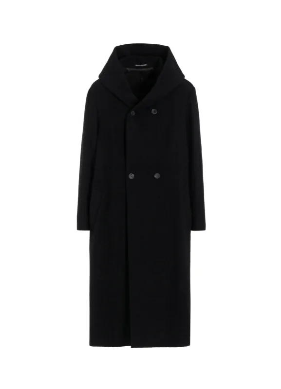 AIRY MOSSER BASIC FOODED COAT sold by Yohji Yamamoto