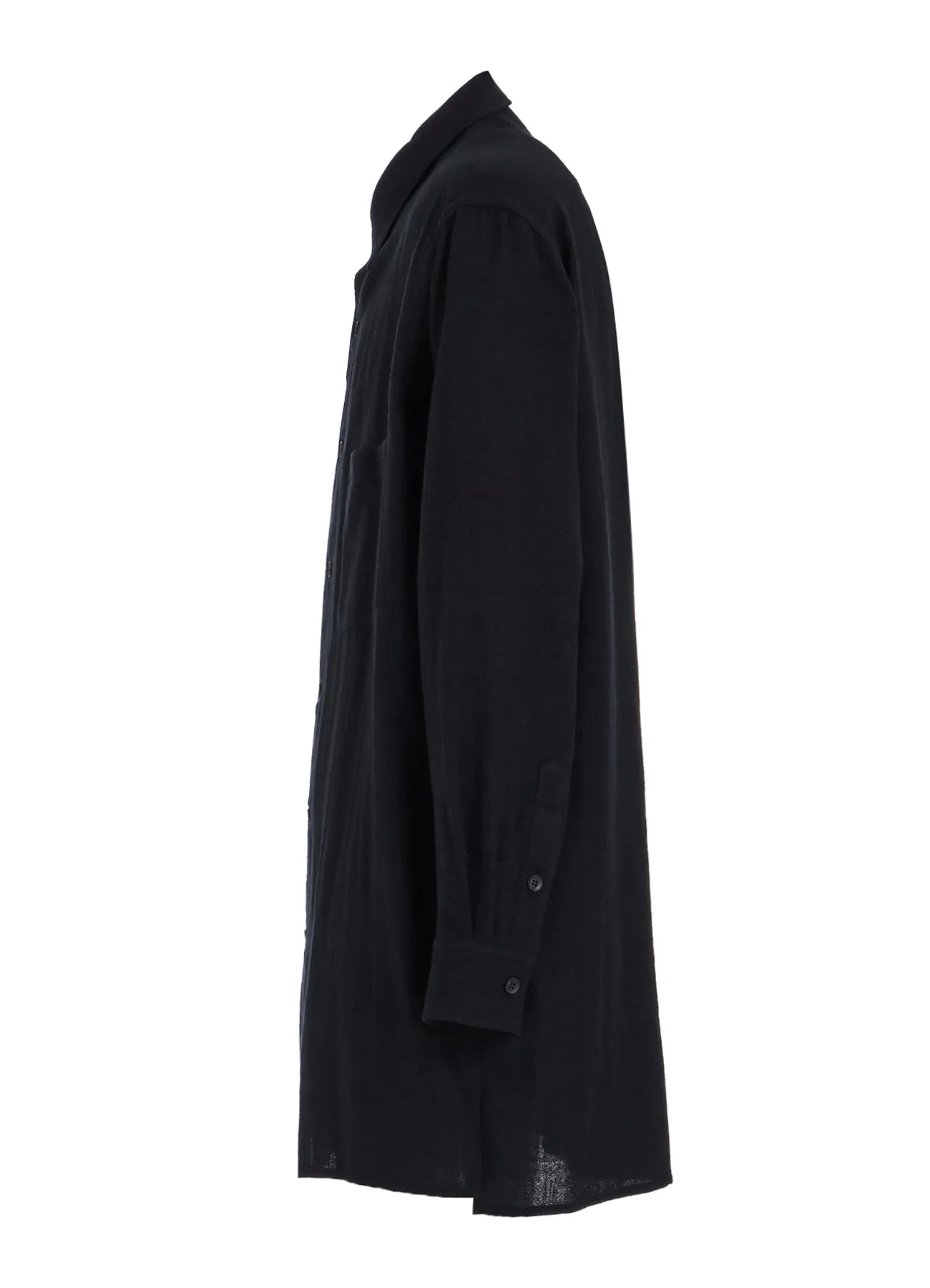 WOOL GAUZE BASIC BLOUSE sold by Yohji Yamamoto product image thumbnail 3