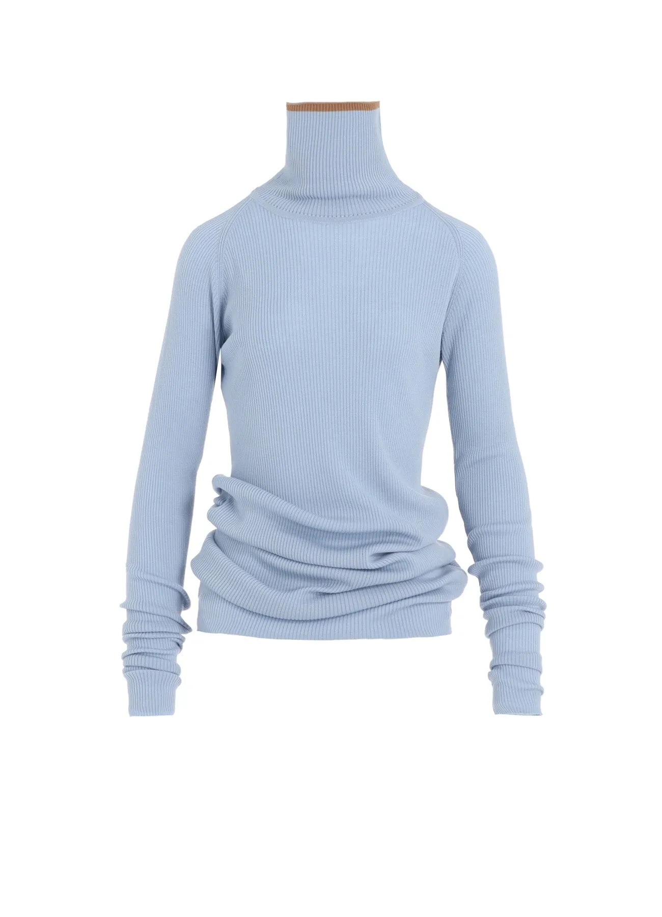 Y's × JOHN SMEDLEY TURTLENECK RIBBED KNIT sold by Yohji Yamamoto