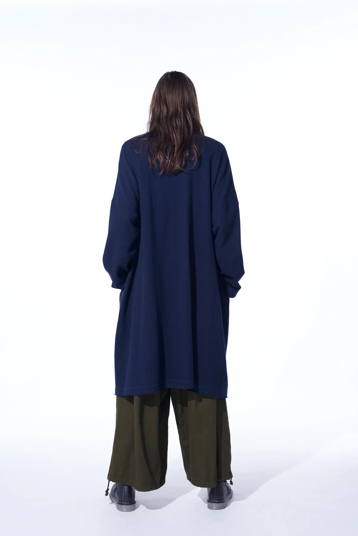 AIRY JERSEY COLLARLESS LONG CARDIGAN sold by Yohji Yamamoto product image thumbnail 4