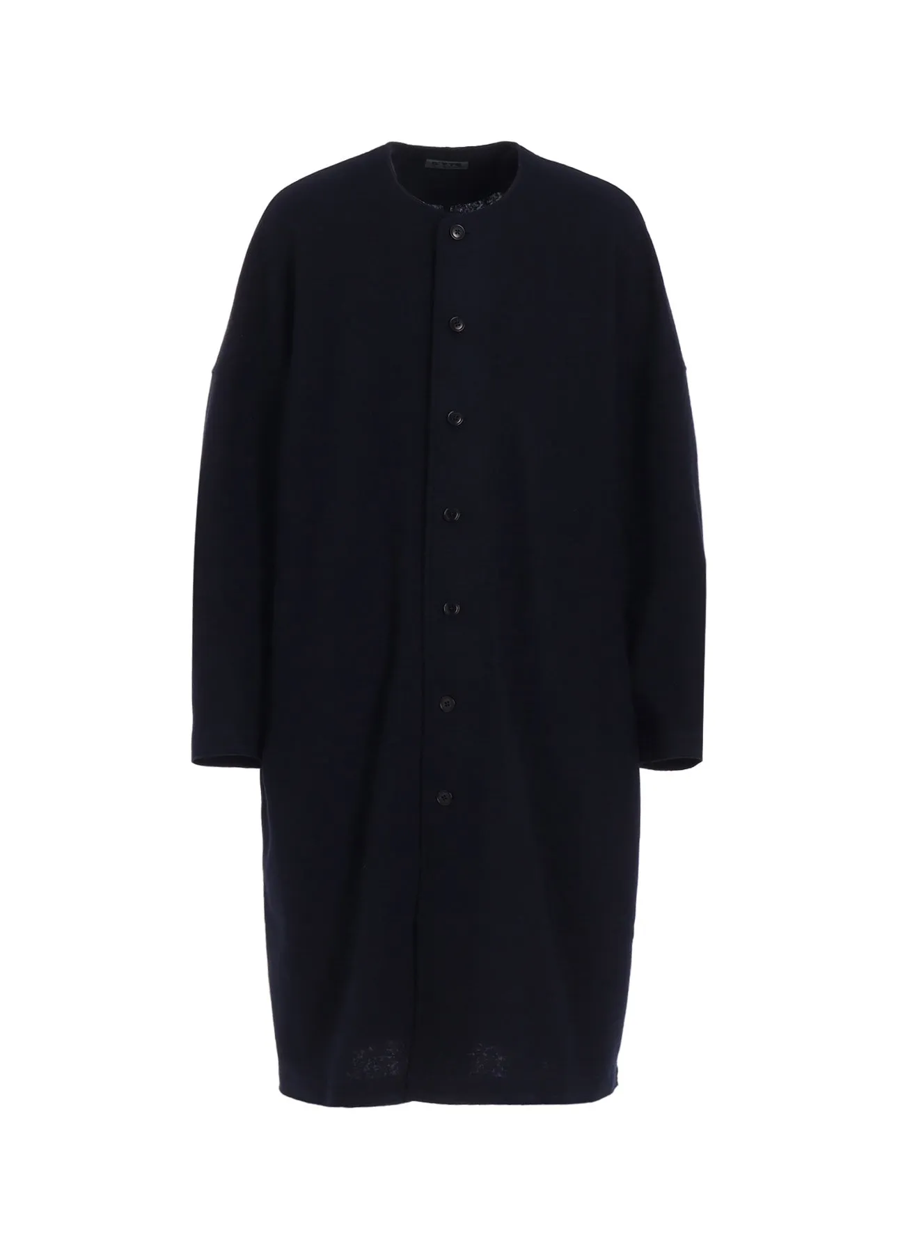 AIRY JERSEY COLLARLESS LONG CARDIGAN sold by Yohji Yamamoto
