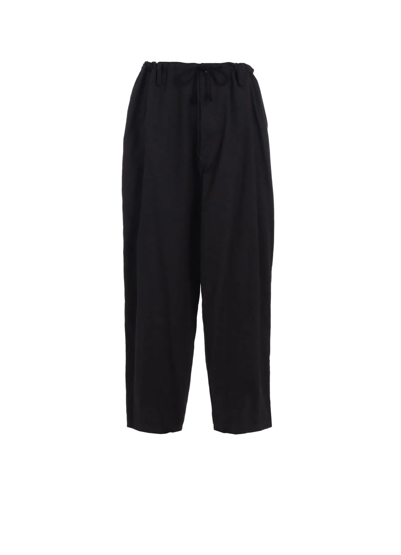 COTTON DRILL DRAWSTRING WIDE PANTS sold by Yohji Yamamoto