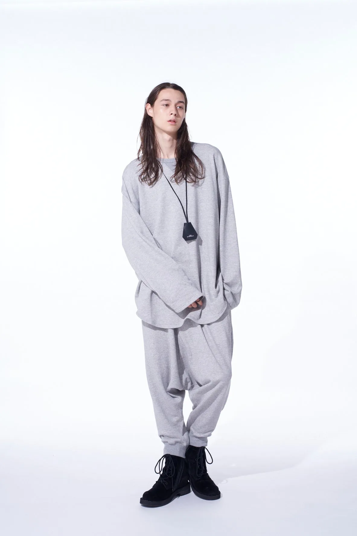 FRENCH TERRY BALLOON SARUEL PANTS sold by Yohji Yamamoto product image thumbnail 5