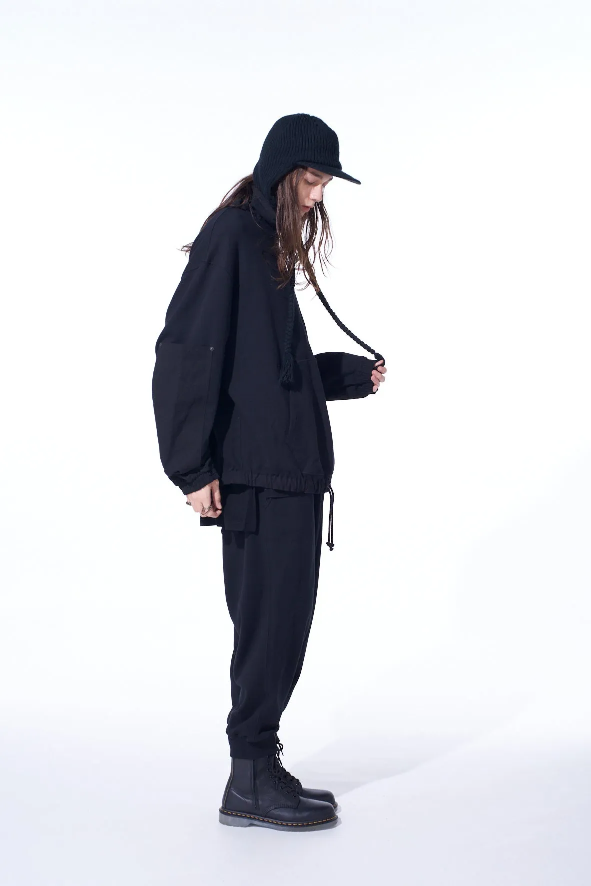 FRENCH TERRY BALLOON SARUEL PANTS sold by Yohji Yamamoto product image thumbnail 5