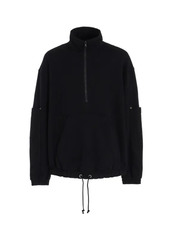 FRENCH TERRY PATCH DESIGN HIGH NECK PULLOVER sold by Yohji Yamamoto