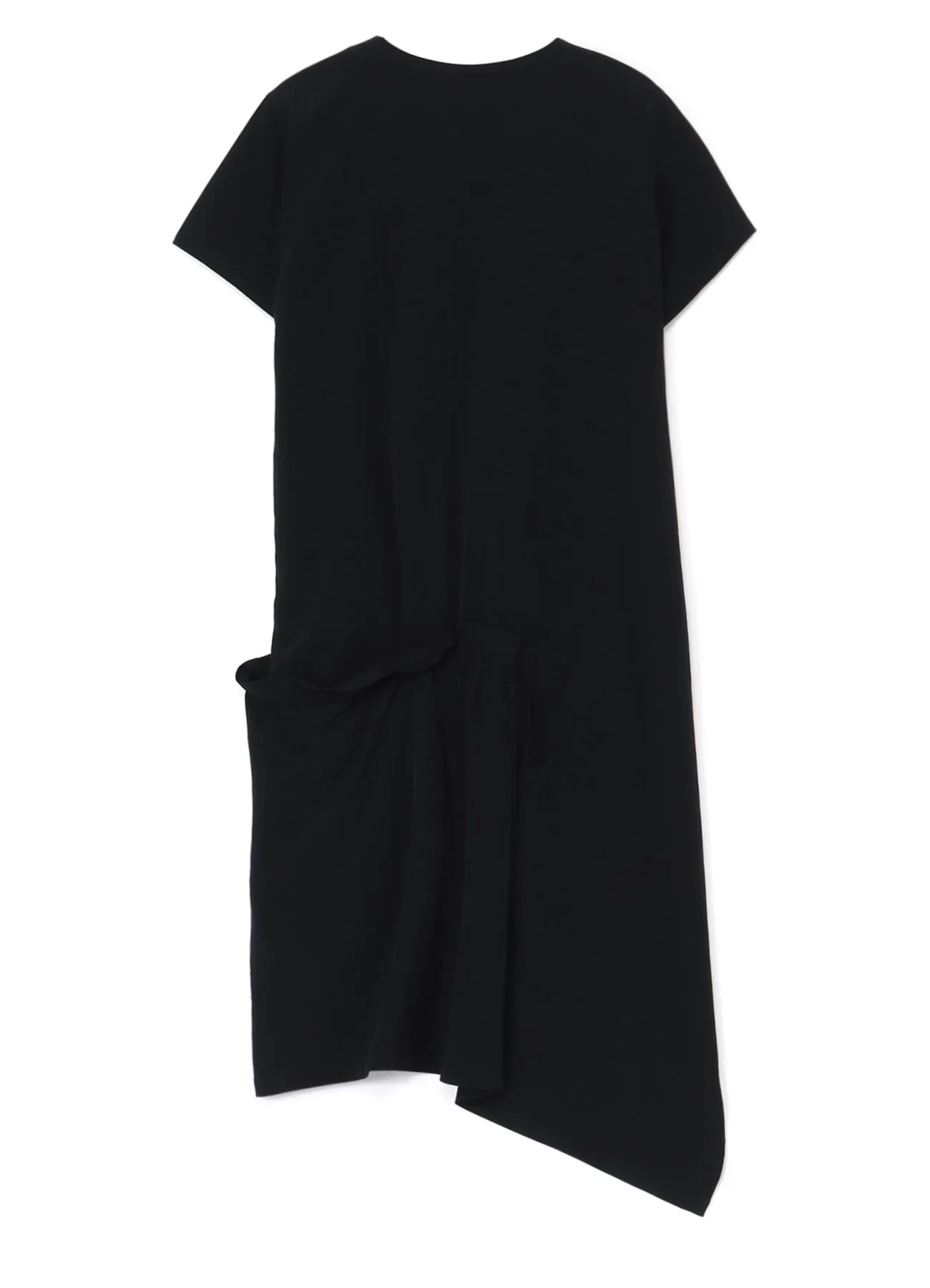 CREPE de CHINE HALF SLEEVE DRAPED DRESS sold by Yohji Yamamoto product image thumbnail 3