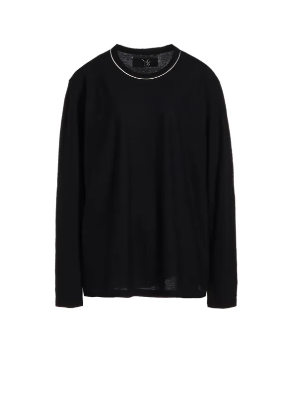 40/-HARD TWIST JERSEY Y'S STITCH LONG T B sold by Yohji Yamamoto