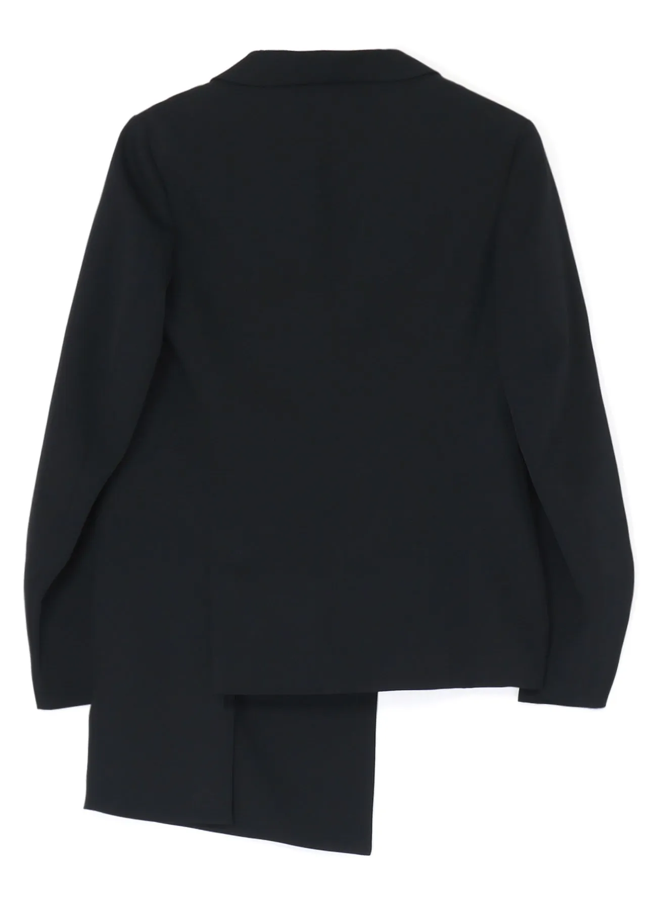 WOOL GABARDINE LEFT SLIT DETAIL JACKET sold by Yohji Yamamoto product image thumbnail 3