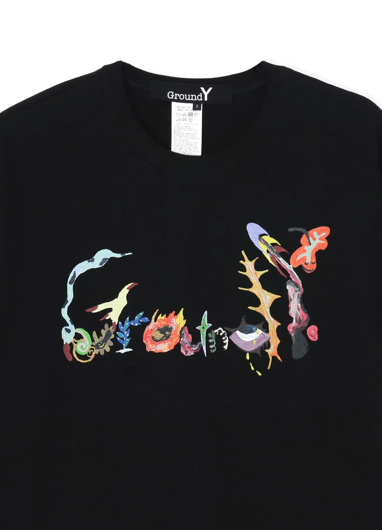 Ground Y×SUMIRE T-SHIRT Collection GROUND Y-POP LOGO sold by Yohji Yamamoto product image thumbnail 4
