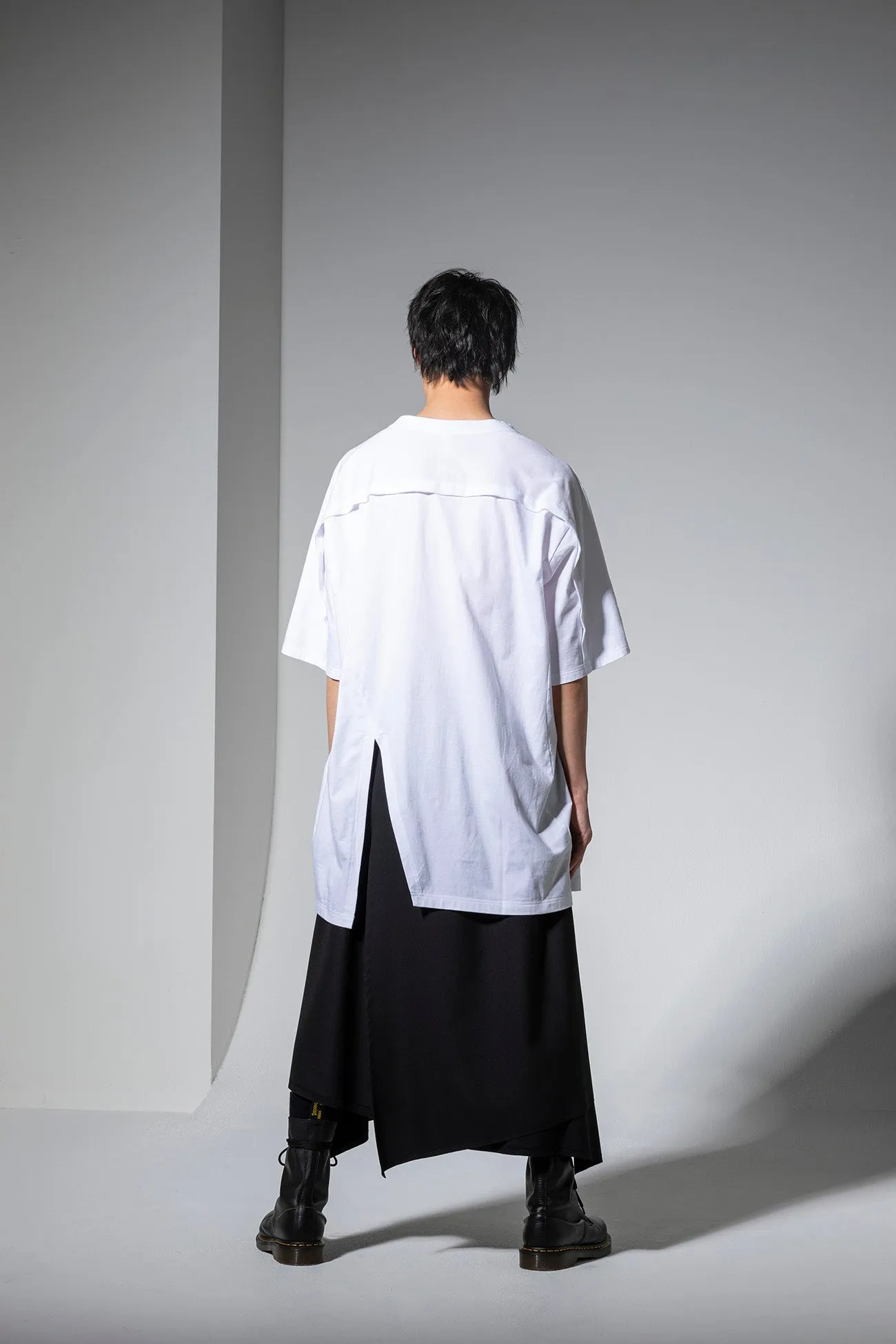 30/- COTTON JERSEY RAGLAN SLEEVE T-SHIRT sold by Yohji Yamamoto product image thumbnail 4