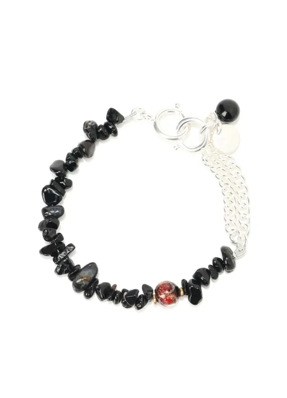 BLACK ONYX BEADS BRACELET sold by Yohji Yamamoto