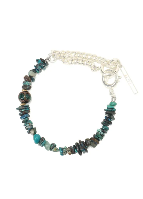 CHRYSOCOLLA BEADS BRACELET sold by Yohji Yamamoto