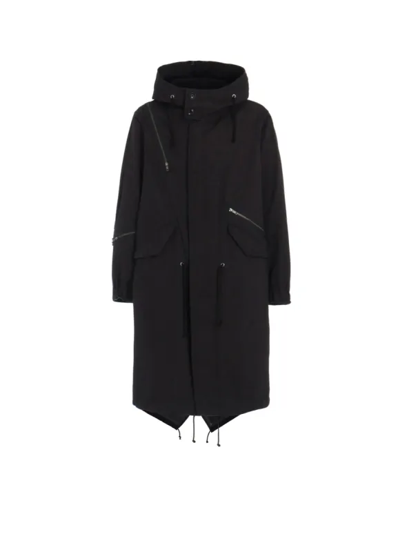 COTTON DRILL ZIPPER MODS COAT sold by Yohji Yamamoto
