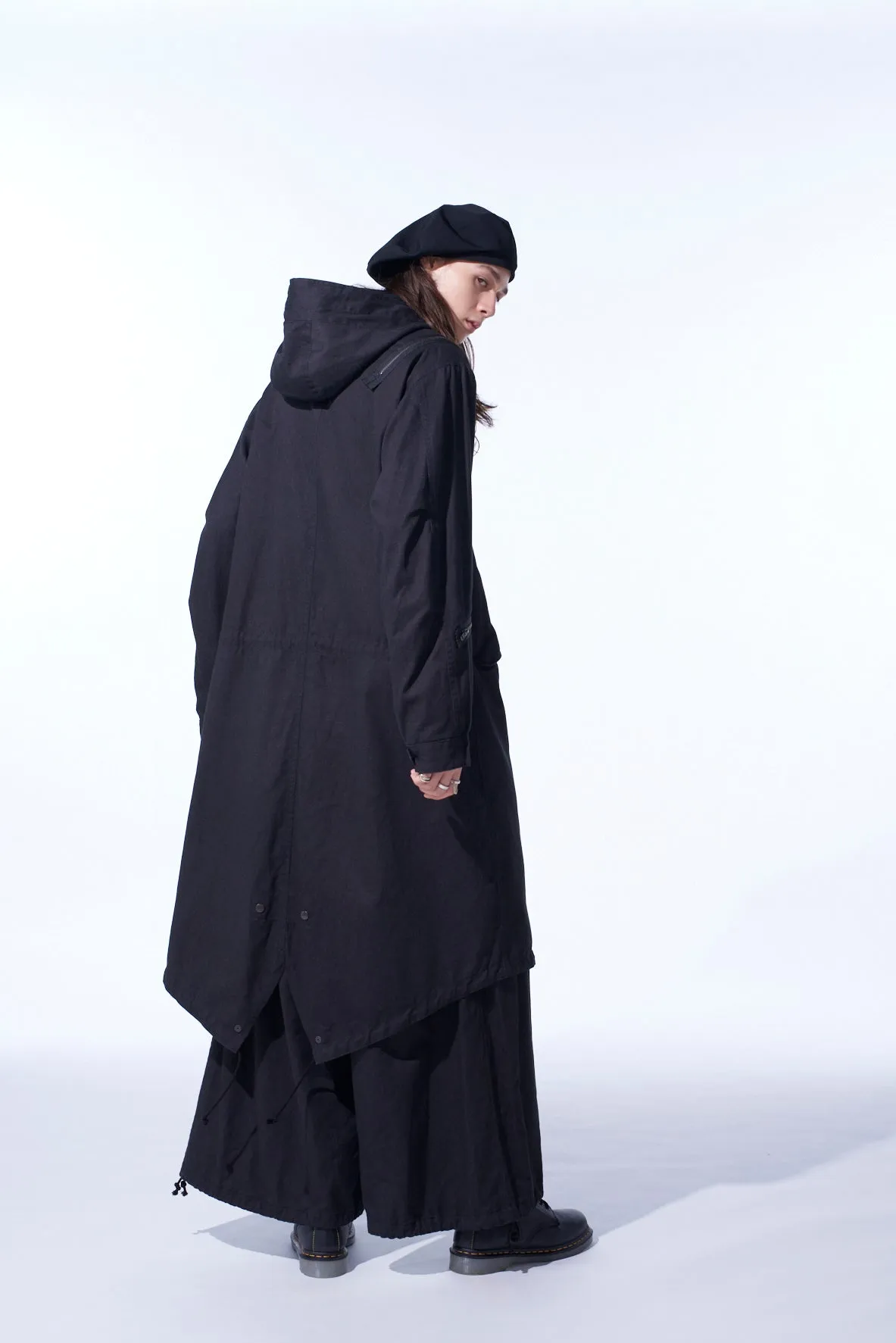 COTTON DRILL ZIPPER MODS COAT sold by Yohji Yamamoto product image thumbnail 5