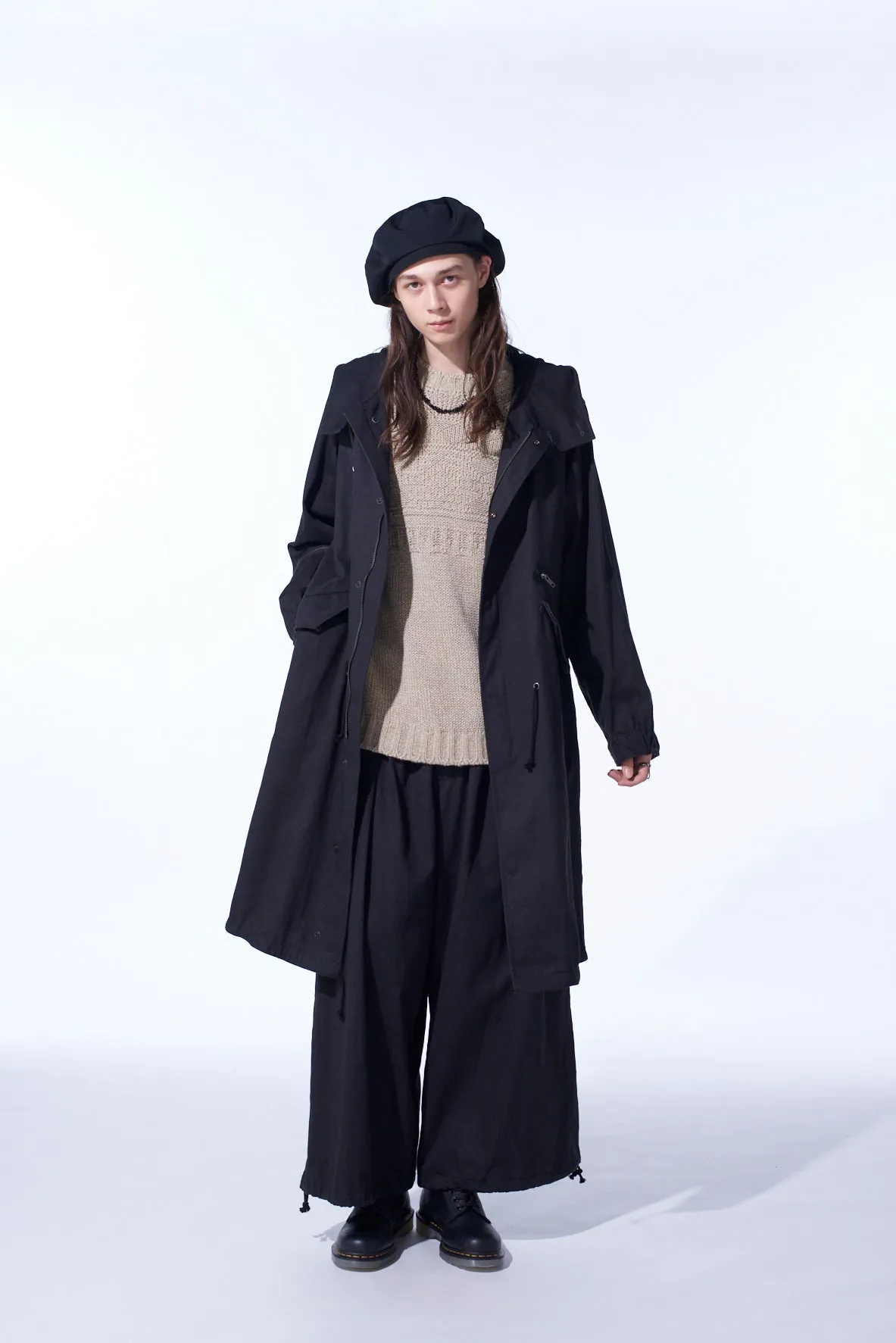 COTTON DRILL ZIPPER MODS COAT sold by Yohji Yamamoto product image thumbnail 2