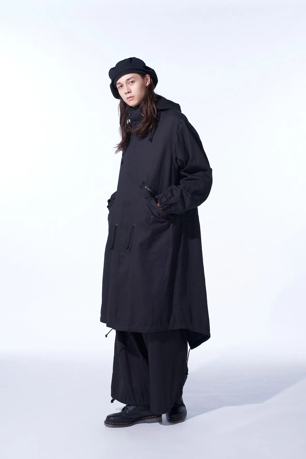 COTTON DRILL ZIPPER MODS COAT sold by Yohji Yamamoto product image thumbnail 4