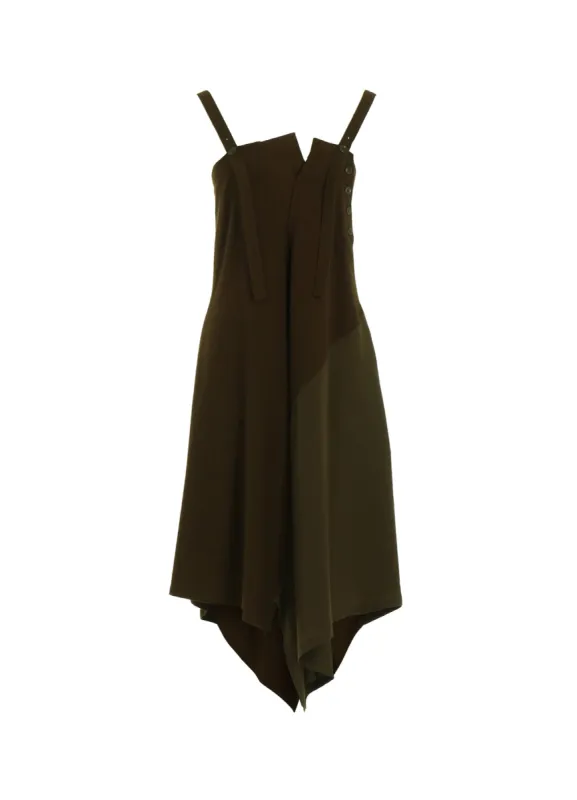 WOOL FLANNEL FLARE DRESS sold by Yohji Yamamoto