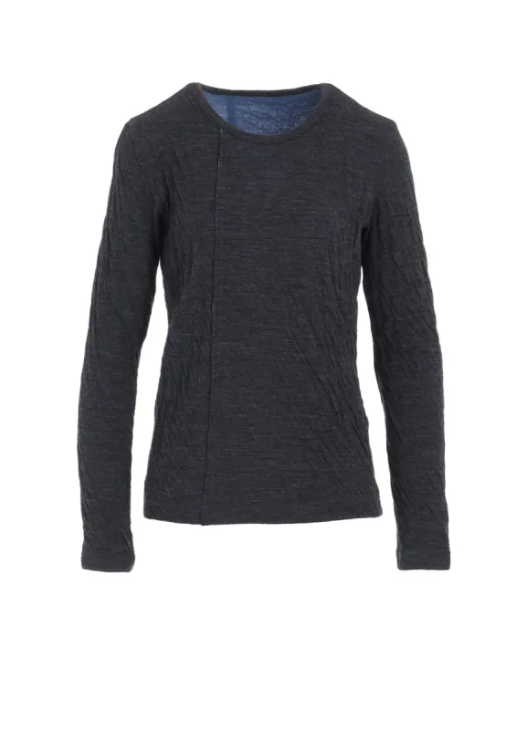 DOUBLE BINDING PANEL BLEED ROUND T sold by Yohji Yamamoto