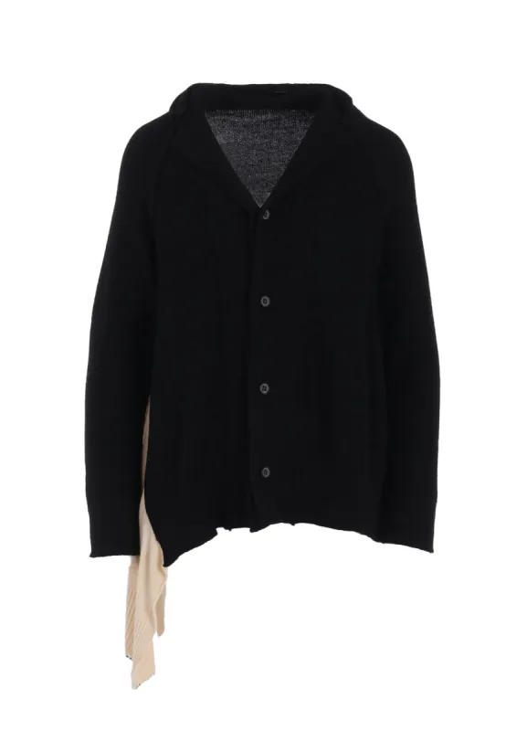 REVERSE STITCHES SIDE DRAPE JACKET sold by Yohji Yamamoto