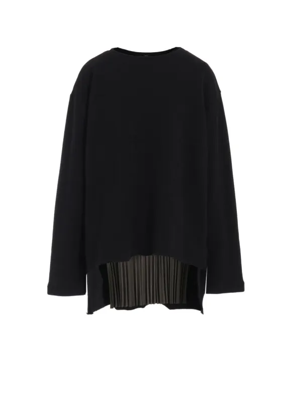 COTTON/CELLULOSE FLEECE PULLOVER sold by Yohji Yamamoto